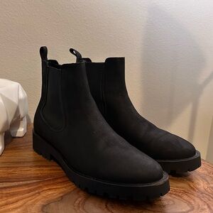 Thursday Legend Women’s Matte Black Leather Chelsea Boots (8.5)